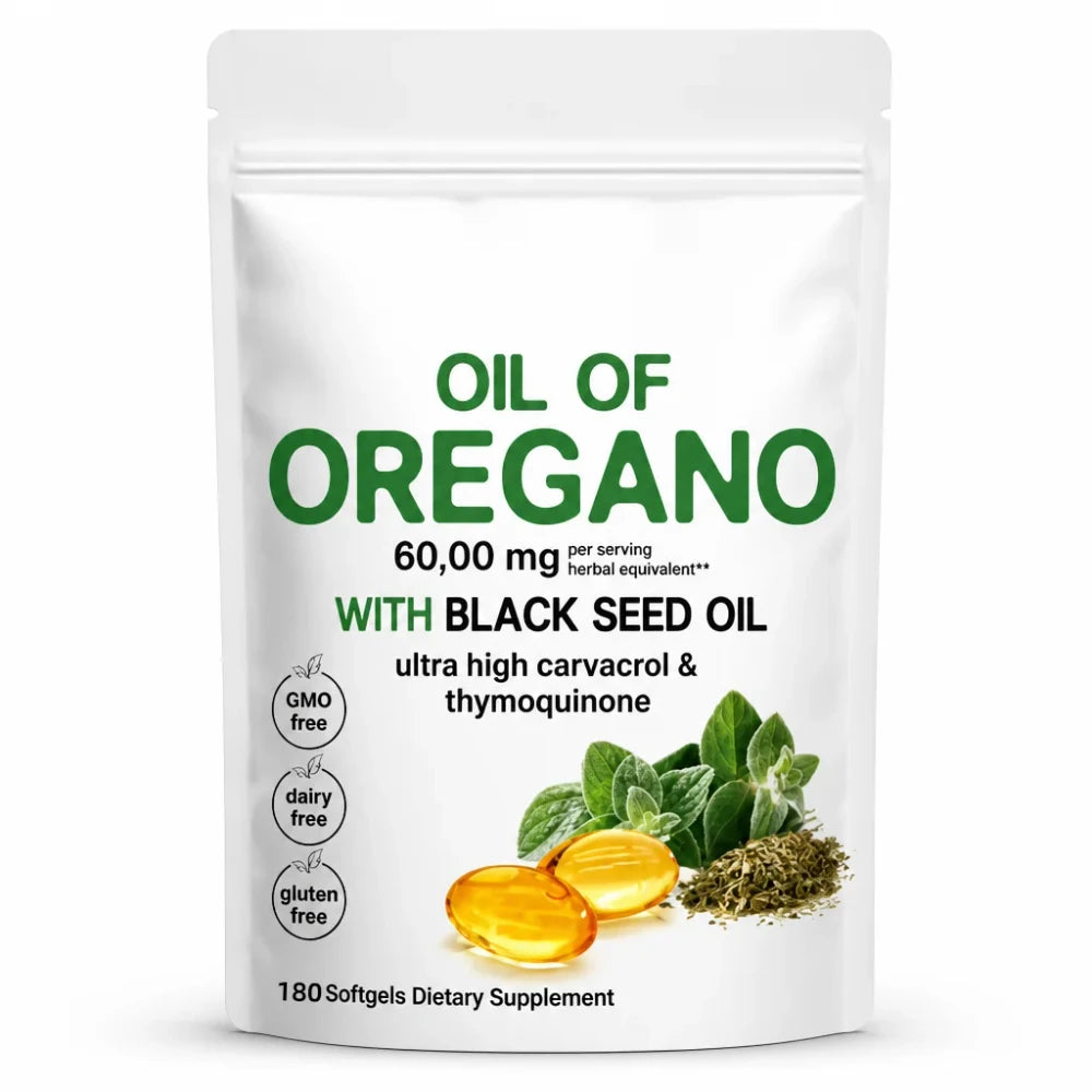 Cápsulas de Aceite de Orégano y Comino Negro