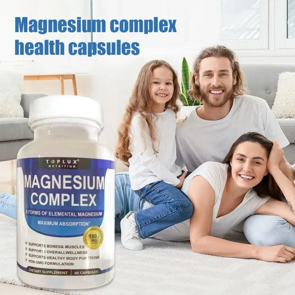 Complejo de Magnesio para Alivio del Estrés y Relajación
